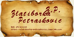 Zlatiborka Petrašković vizit kartica